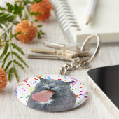 Party Cat Got Ihre Zunge? Schlüsselanhänger (Seite)