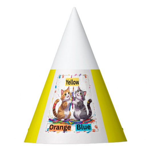 Party Cats color class Partyhütchen (Vorderseite)