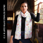 Party Celebration Colorful Confetti White Chiffon Schal<br><div class="desc">Party Celebration Colorful Confetti Weißer Hintergrund Chiffon Scarf. Personalisieren Sie es mit Ihren Kunstwerken. Bearbeiten Sie es,  um den farbigen Hintergrund zu ändern. Für jeden Anlass,  Neujahr,  4. Juli,  Weihnachten,  Muttertag,  Geburtstag,  ein Geschenk für Sie oder jemand Besonderes.</div>
