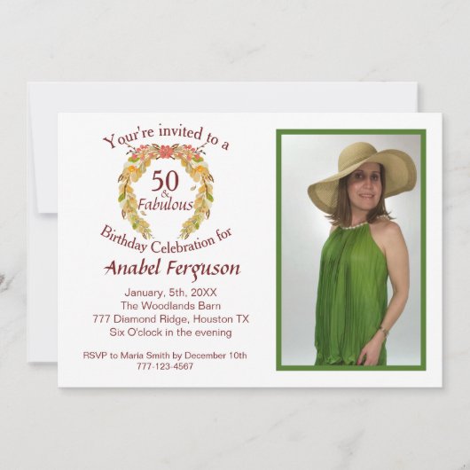 Party Celebration Einladung (Vorderseite)