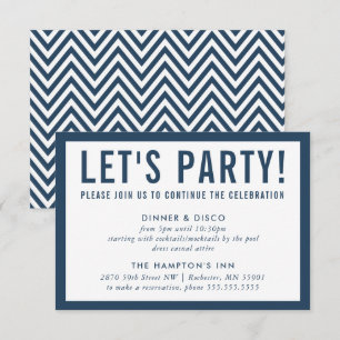 PARTY CELEBRATION INFO Moderne Blockflotte Einladung