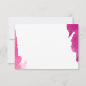 PARTY CELEBRATION INSERT Moderner Luxus vergoldet Einladung (Rückseite)