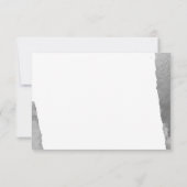 PARTY CELEBRATION INSERT Modernes Luxus vergoldete Einladung (Rückseite)