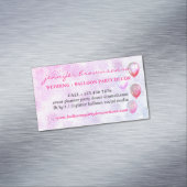 Party Celebration Occaise Planner Ballons Magnetische Visitenkarte (Beispiel)