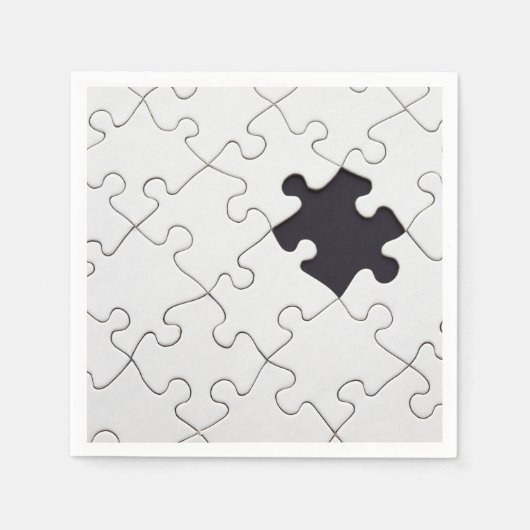 Party Celebration Puzzle Stücke Papier Napkins Serviette (Vorderseite)