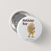 Party-Center für Hühner Button (Vorne & Hinten)