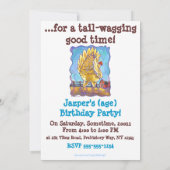 Party-Center für Hühner Einladung (Rückseite)