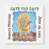 Party-Center für Hühner Magnet (Vorne)