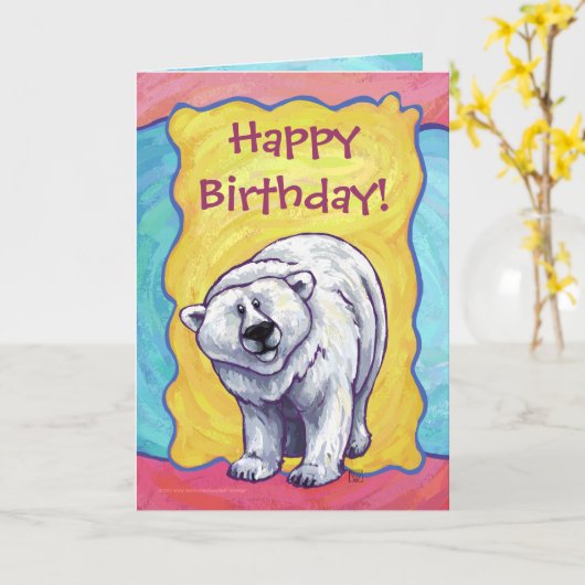 Party Center Karte (Gelbe Blume)