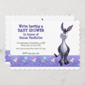 Party-Center von Donkey Einladung (Vorne/Hinten)