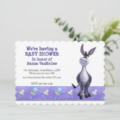 Party-Center von Donkey Einladung (Stehend Vorderseite)