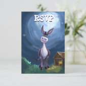 Party-Center von Donkey Einladung (Stehend Vorderseite)