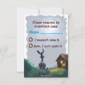 Party-Center von Donkey Einladung (Rückseite)