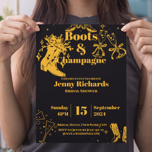 Party Champagne Einladung