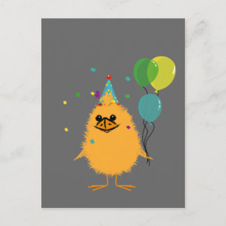 Party Chick Einladungspostkarte