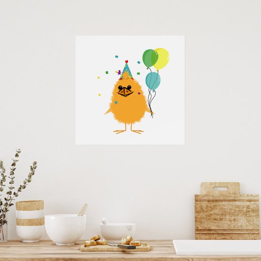 Party Chick Poster (Küche)