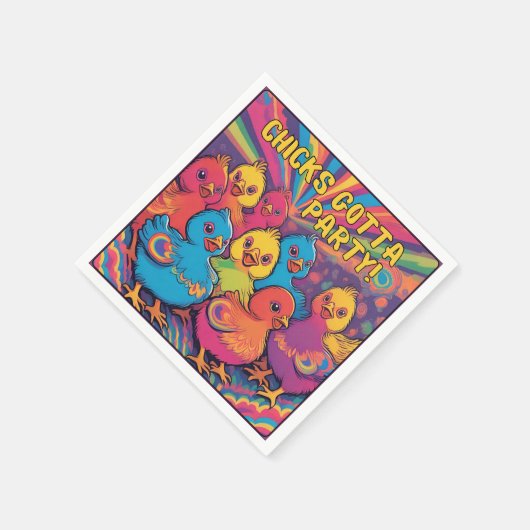 Party Chicks Serviette (Ecke)