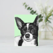 Party Chihuahua Postkarte (Stehend Vorderseite)