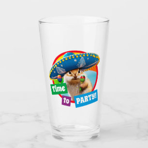 Party Chipmunk in Sombrero Glas
