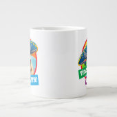 Party Chipmunk in Sombrero Jumbo-Tasse (Vorderseite)