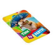 Party Chipmunk in Sombrero Magnet (Rechte Seite)