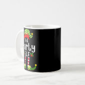 Party Christmas Elf Matching Pajama X-mas Party  Kaffeetasse (Vorderseite Links)