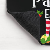 Party Christmas Elf Matching Pajama X-mas Party Mousepad (Ecke)