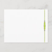 PARTY CIRCLES: Cupcake 4 Einladungspostkarte (Rückseite)