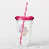 Party Cocktail Umbrett Personalisiert Acryltrinkbecher (Rückseite)