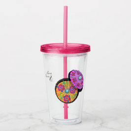 Party Cocktail Umbrett Personalisiert Acryltrinkbecher