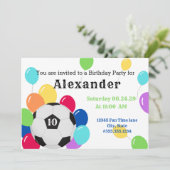 Party Colorful Ballon Fußball Ball Sport Geburtsta (Stehend Vorderseite)