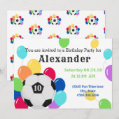 Party Colorful Ballon Fußball Ball Sport Geburtsta (Vorne/Hinten)