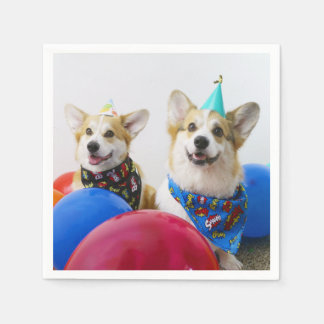 Party Corgis Paper Napkins Serviette