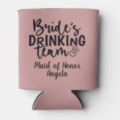 Party-Crew des Getränketeams von Bride Dosenkühler (Vorderseite)