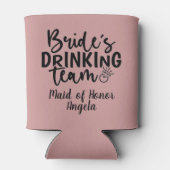 Party-Crew des Getränketeams von Bride Dosenkühler (Rückseite)