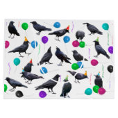 Party Crows Geschenktasche Große Geschenktüte (Rückseite)
