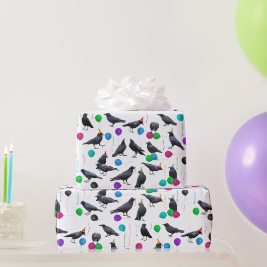 Party Crows Wrapping Paper Geschenkpapier (Partygeschenke)