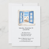 Party Cruising Destination Griechenland Einladung (Rückseite)