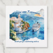 Party Cruising Destination Griechenland Geschenkanhänger (Rückseite)