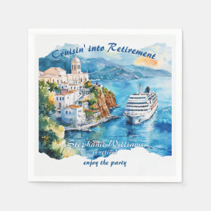 Party Cruising Destination Griechenland Serviette