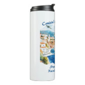 Party Cruising Destination Griechenland Thermosbecher (Nach links gedreht)