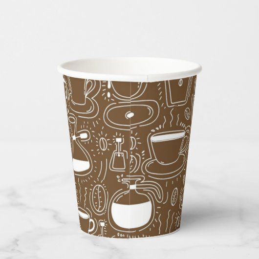 Party-Cup für Brot und Weißkaffee Pappbecher (Rechts)