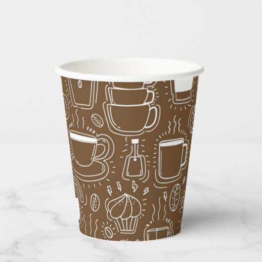 Party-Cup für Brot und Weißkaffee Pappbecher (Vorderseite)