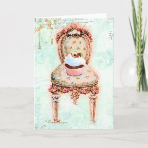 Party Cupcake Design Karte