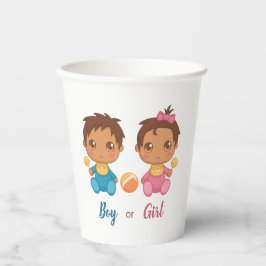 Party Cups für Baby Boy oder Girl Gender Pappbecher