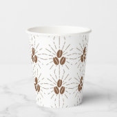 Party-Cups für Kaffeebohnen Pappbecher (Rückseite)