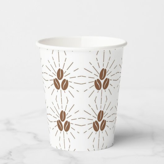 Party-Cups für Kaffeebohnen Pappbecher (Links)