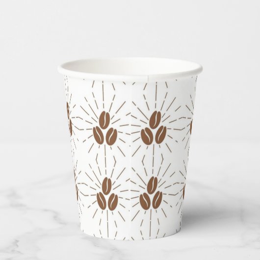 Party-Cups für Kaffeebohnen Pappbecher (Rechts)