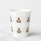 Party-Cups für Kaffeebohnen Pappbecher (Vorderseite)