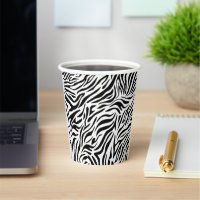 Party-Cups Zebra-Stil